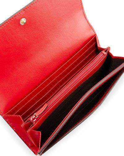 gucci hibiscus red signature wallet|Gucci Gucci Signature Continental Wallet, Hibiscus Red.